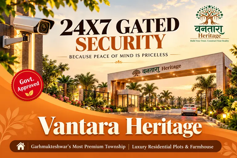 Vantara Heritage gated entrance with CCTV and 24x7 security